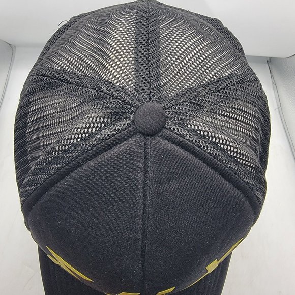 Fox Racing Black Yellow Trucker Hat Mesh Back Adjustable Casual Comfort 19616 - Picture 6 of 10